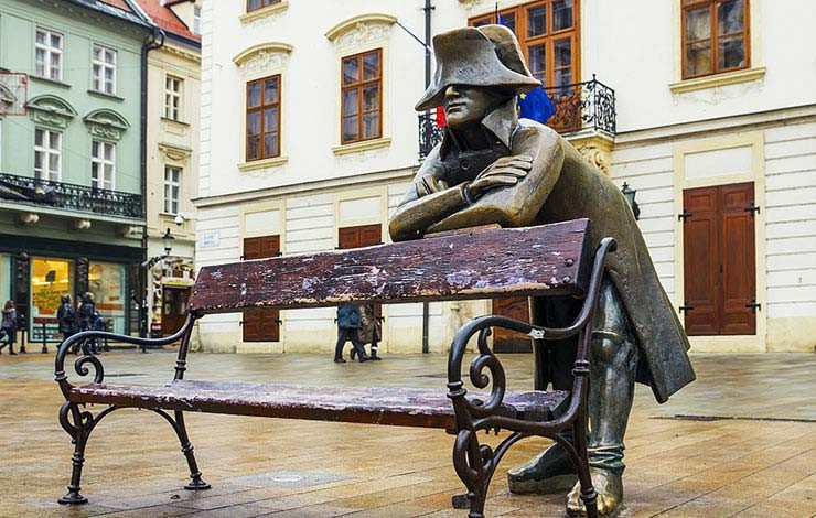 Unique statues of Bratislava